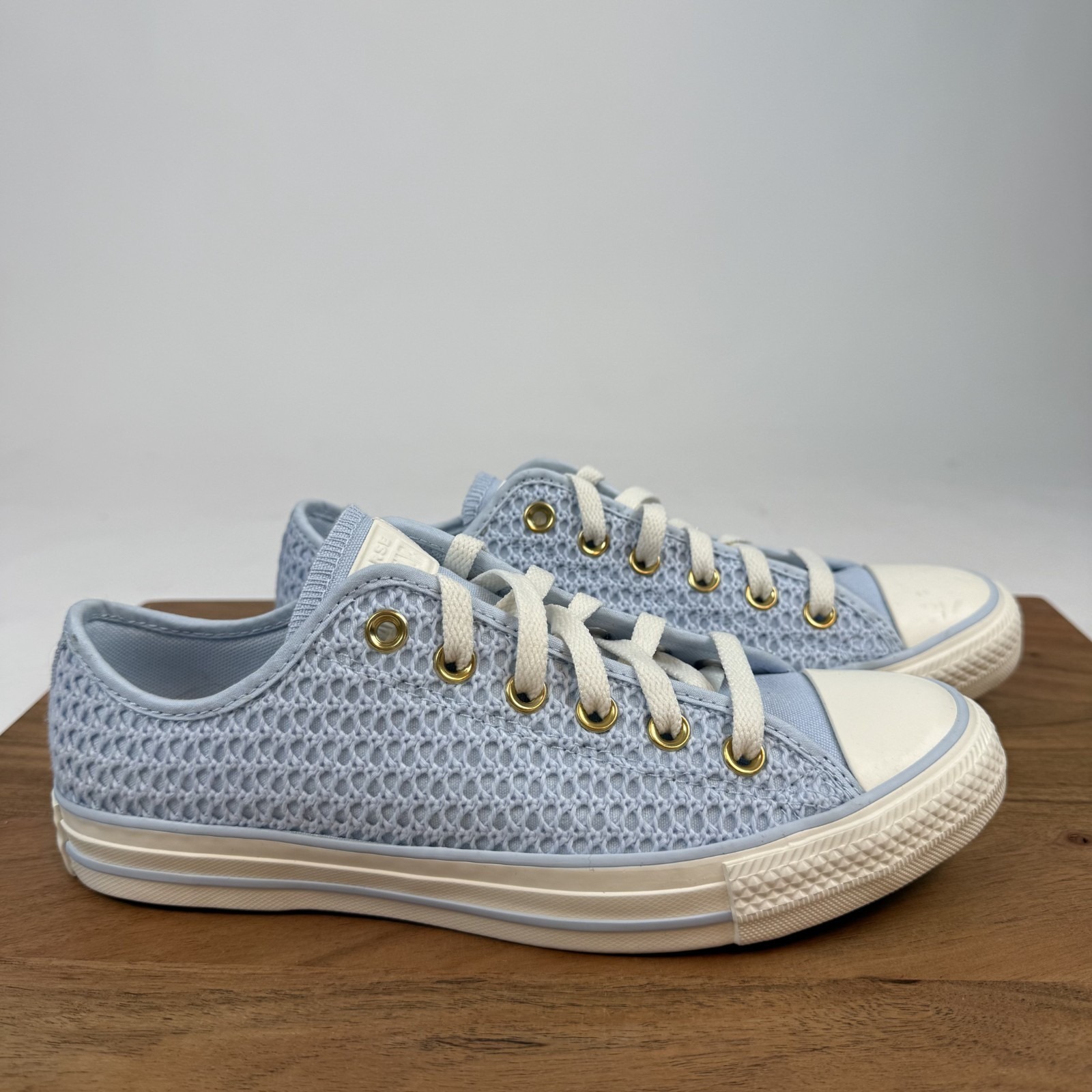 Nib Womens Converse Ctas Ox Blue Supermoon Low Casual Sneakers Shoes Size 8.5 M